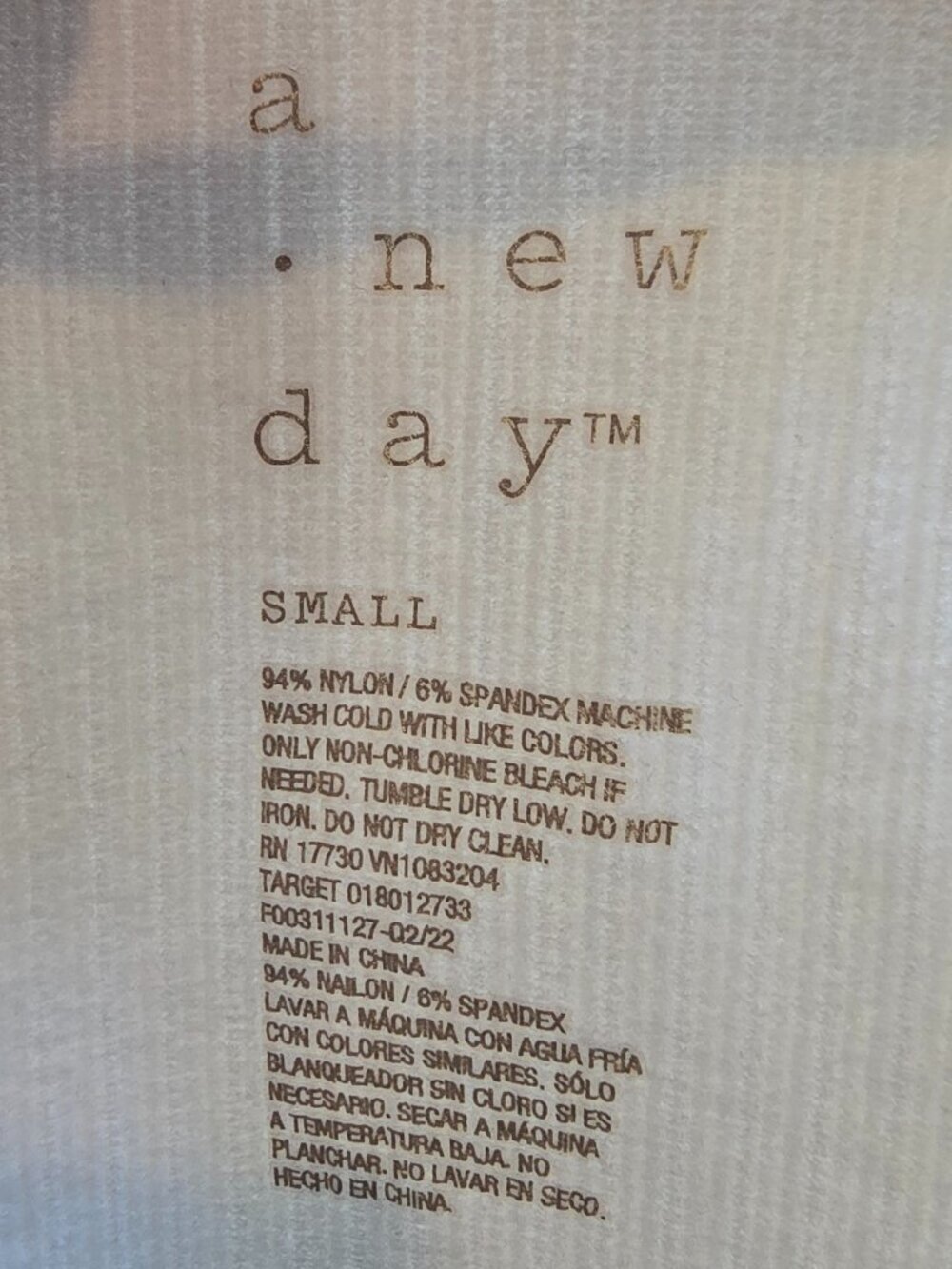 A New Day Cropped Ribbed Tank Top Activewear Bundle - Cream & Black - Picture 6 of 6
